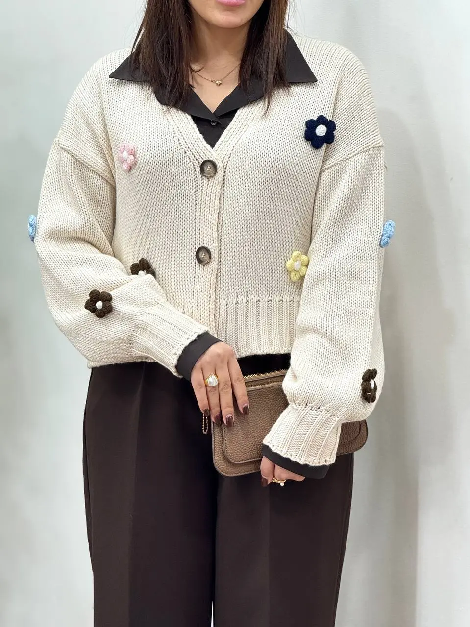 بافت جلو دکمه ترک نازگل 1